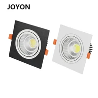 led recessed square downlights 5w7w12w15w cob led ceiling lamp ac85 265v warmcold white led spot lights indoor lighting