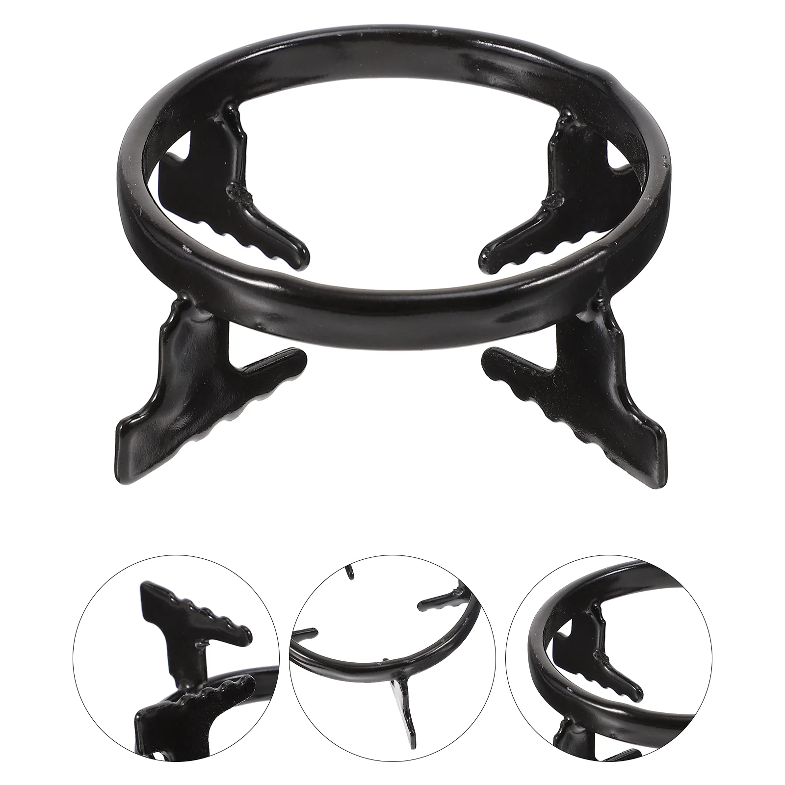 

Pot Cage Wok Burner Pot Stand Tripod Gas Range Burner Grate Gas Ring Reducer Iron Small Saucepan Holder