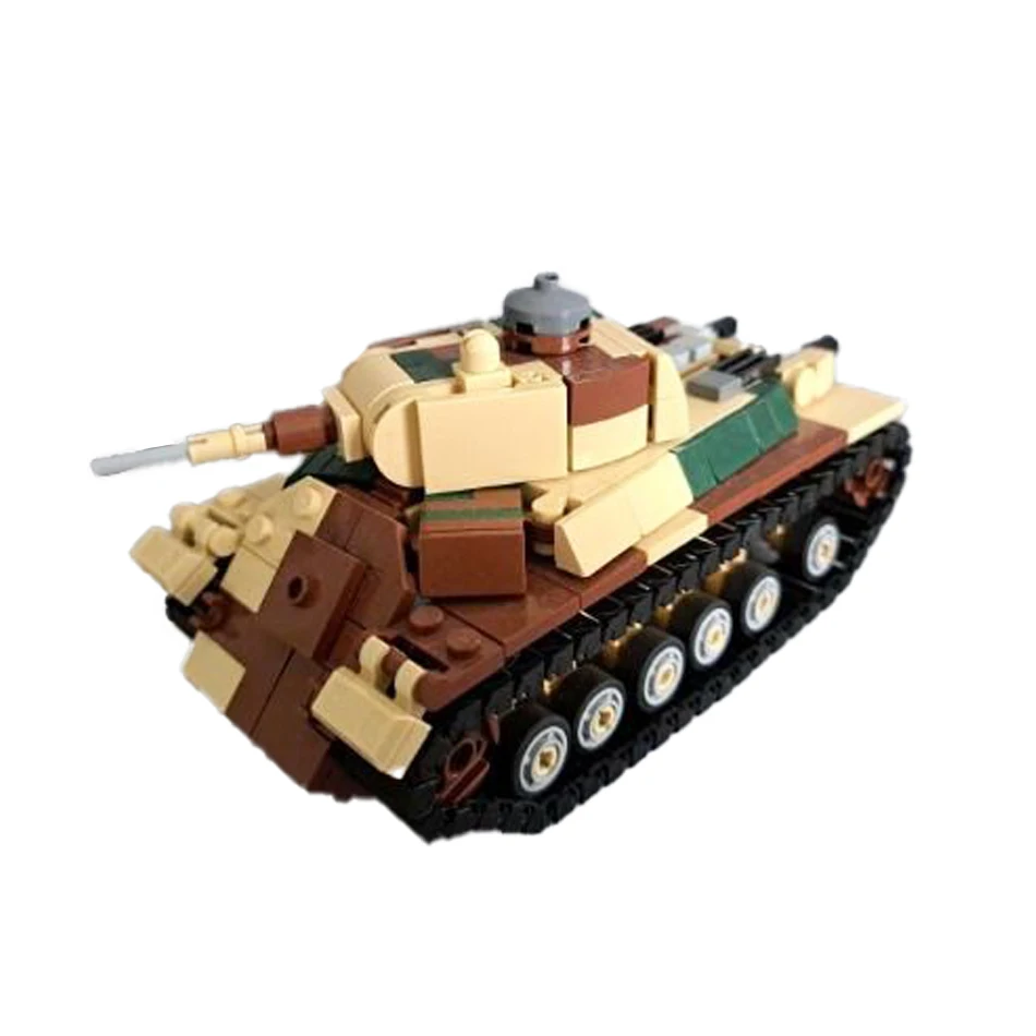 Вторая мировая война Военная серия советский гусеничный Танк T50 MOC армия