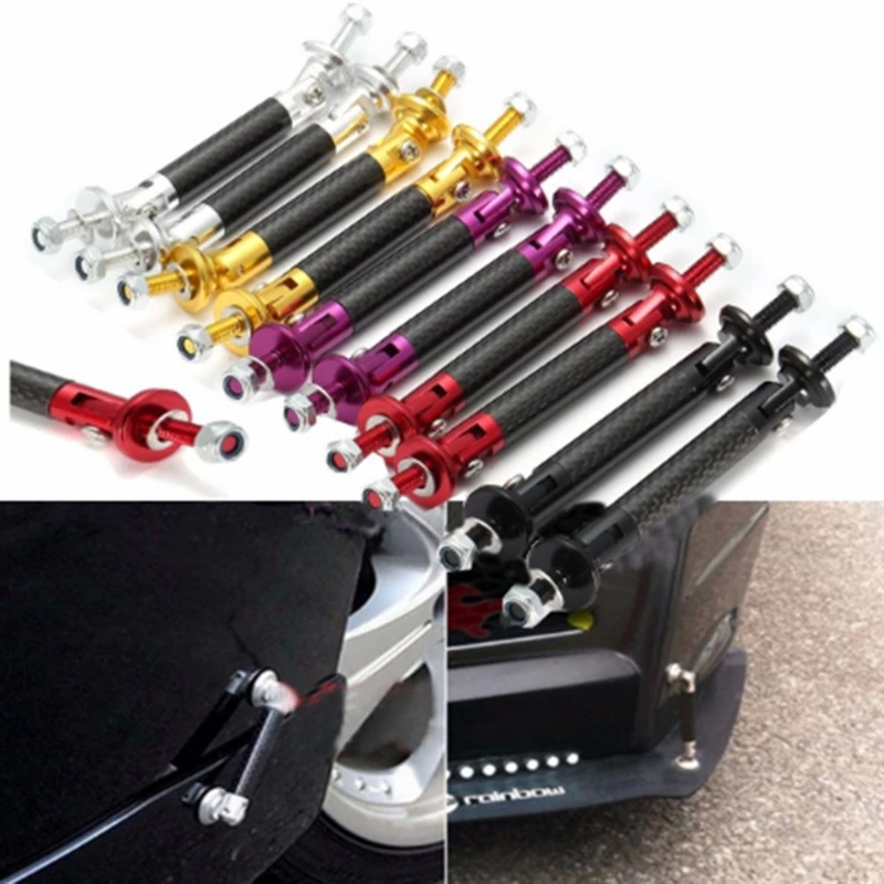 

Universal Racing Adjustable Front Rear Bumper Lip Splitter Support Bar Kit Racing