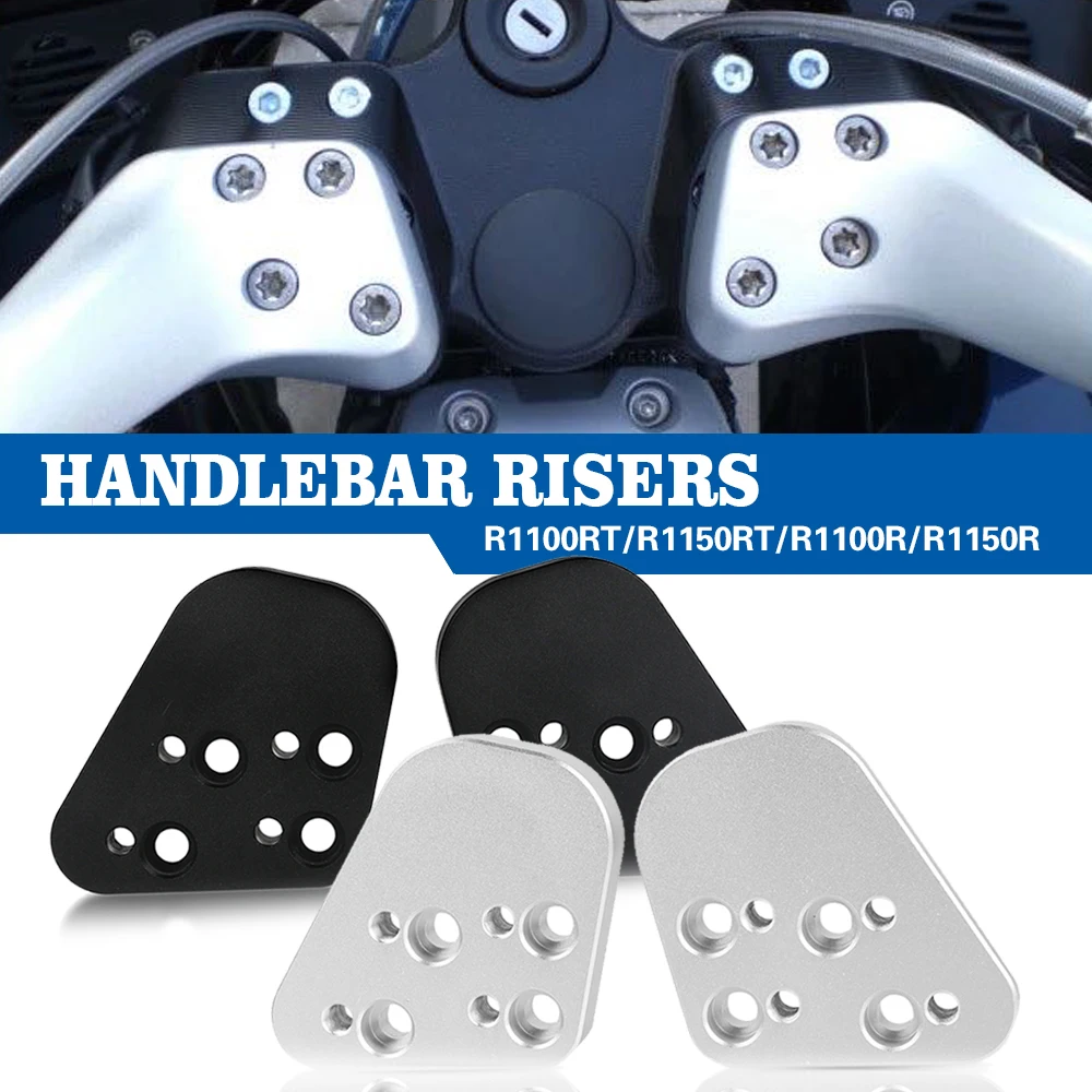 handlebar riser bars clamp Handlebar Riser For BMW R1100R 1995-2000 R1100 R RS 1996 19997 1998 1999 Motorcycle Handlebar Risers