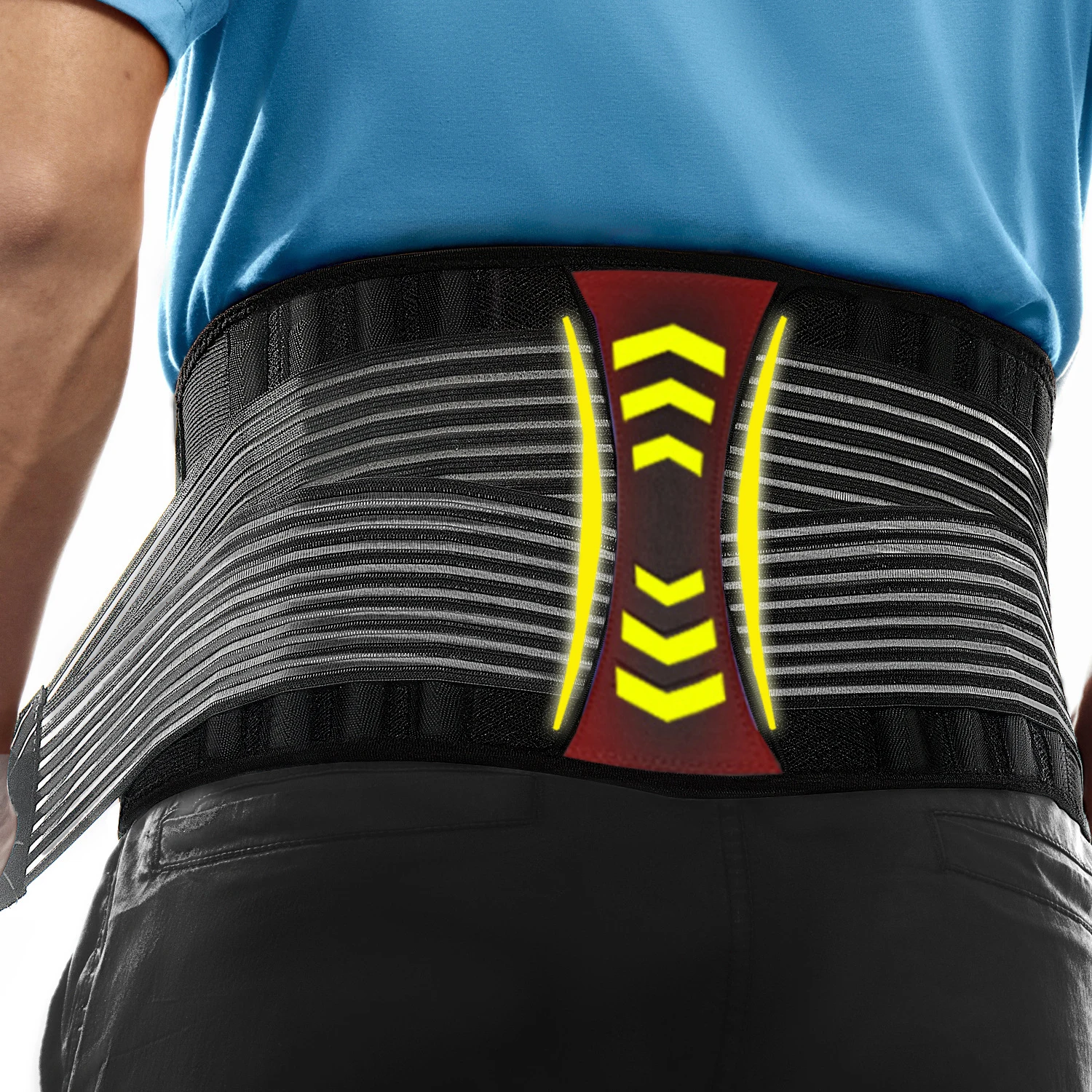 

Ортопедический пояс для поддержки поясницы, широкий пояс для снятия симптомов боли в пояснице, большие размеры 3XL 4XL