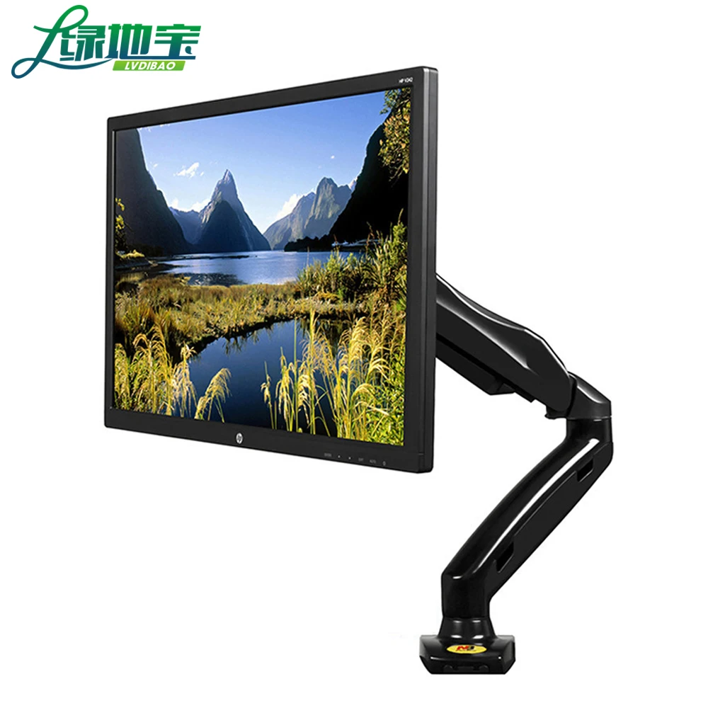 LVDIBAO NB F80 Full Motion Desktop Mount Bracket LCD TV Gas Spring Arm TV Monitor Bracket Suitable 17-27