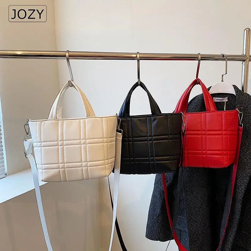 

JOZY Top Handle Totes Shoulder Side Bags For Women 2022 Luxury Designer Trend Small Leather Crossbody Bag Handbags Shopping