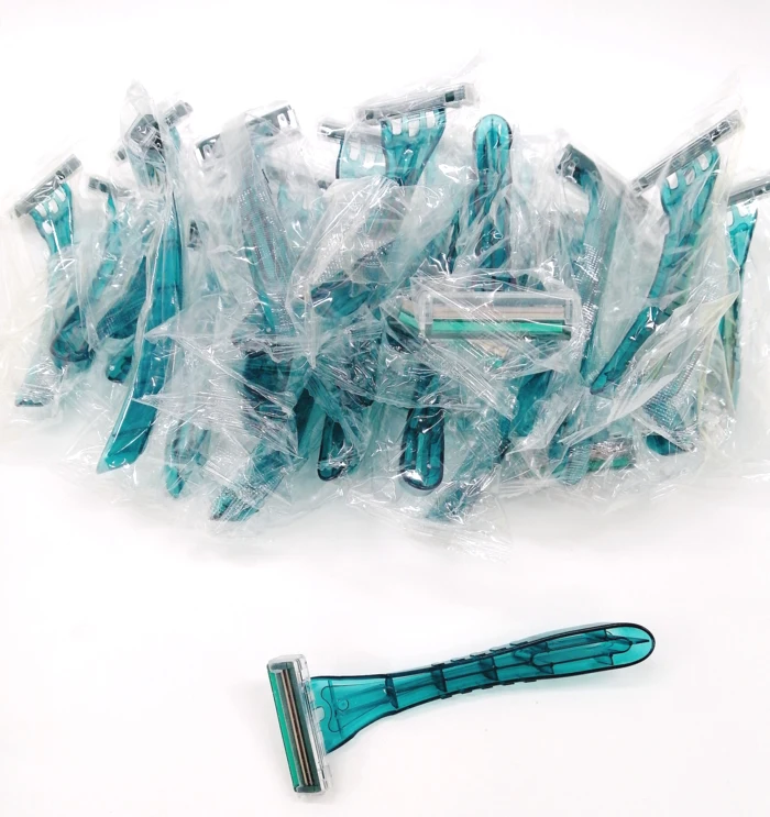 Бесплатная быстрая доставка одноразовая многоразовая 3-слойная Бритва для