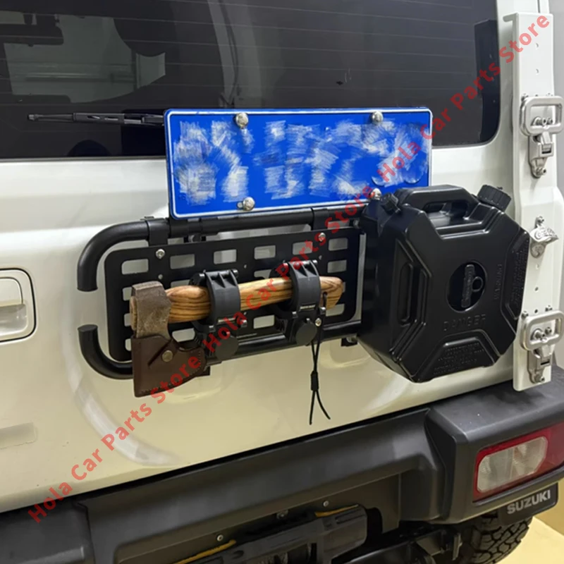 Фото Многофункциональный кронштейн для крепления задней двери для Suzuki Jimny JB64 JB74 JC74 3-дверные 5-дверные внешние аксессуары 2019 2021 2023 2025 №5
