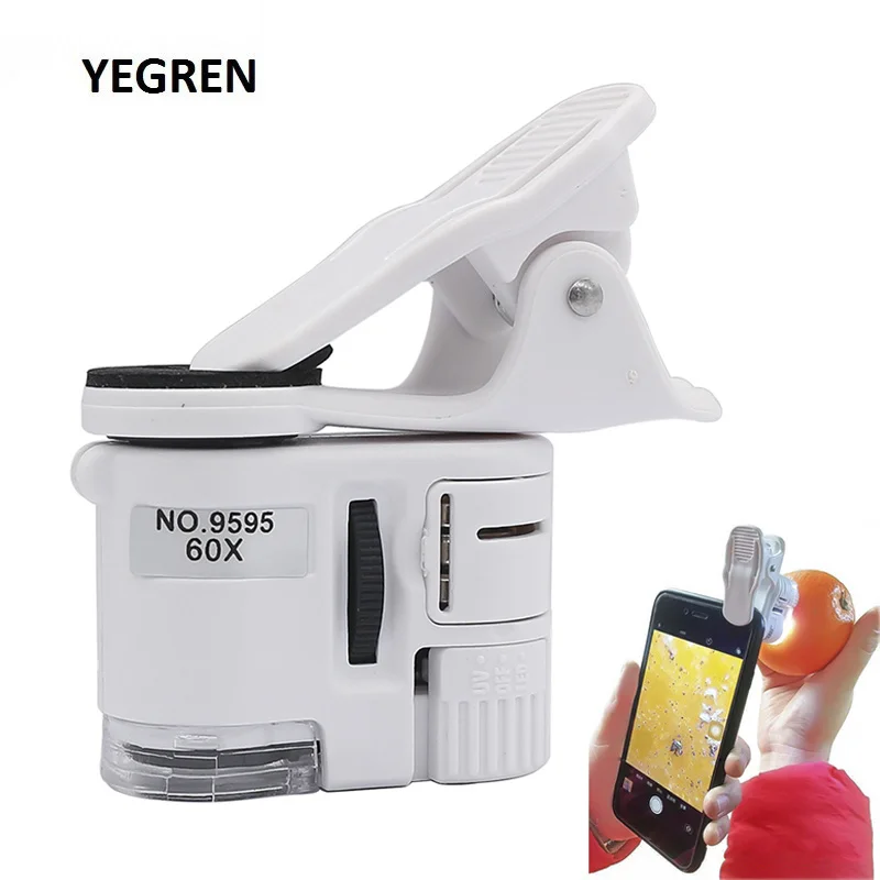 

Микроскоп YEGREN 60X с подсветкой