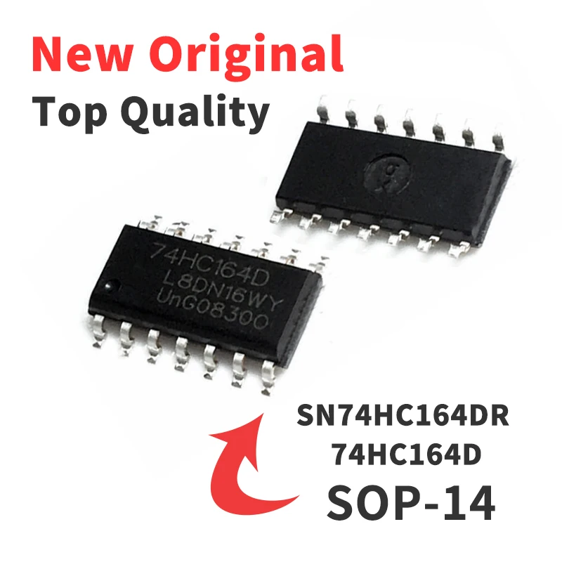 

10 шт., чип последовательного переключения SN74HC164DR 74HC164D SOP14, новая оригинальная интегральная схема