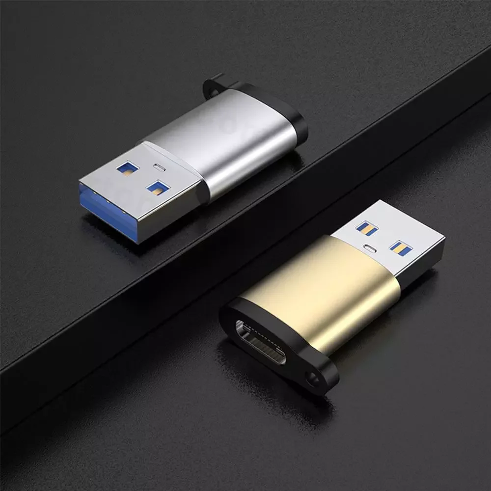 

USB Type C Adapter For iPhone 13 12 11 Pro Max USB 3.0 Type C Female Converter USB Charging Data Transfer Adapter for iPhone 12