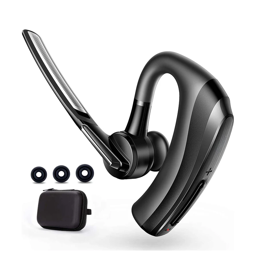 

Bluetooth Headset with CVC8.0 Noise Cancelling Mic Mute Key Hands-Free Earphones for Cell Phones PC Laptop Business Truck Driver