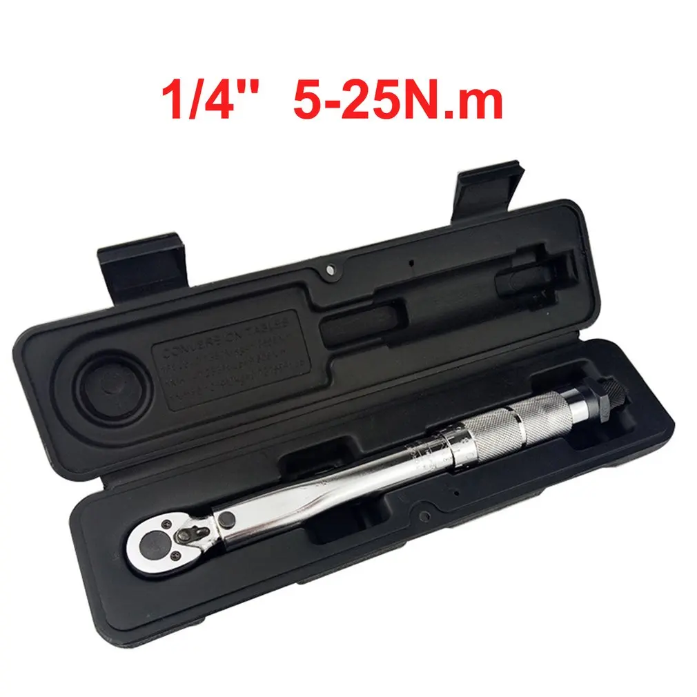 

1/4 3/8 1/2 Torque Wrench Drive Two-Way to Accurately Mechanism Wrench Hand Tool Spanner Torquemeter Preset Ratchet