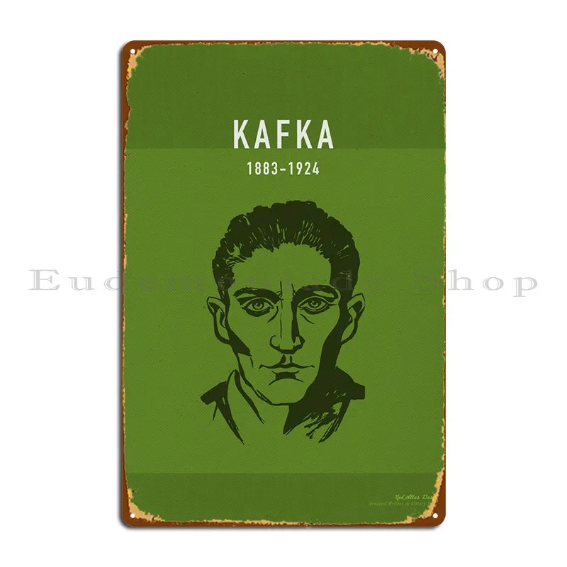 

Кафка, Арт, металлический знак, винтажный гаражный кинотеатр, создание классического оловянного знака, постер