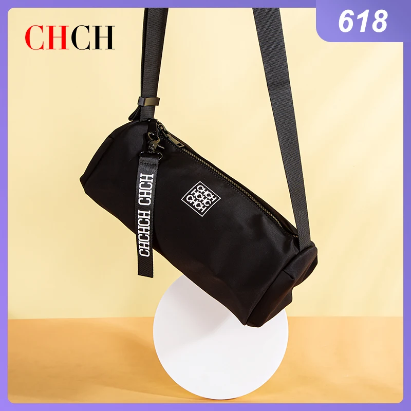 

CHCH осень-весна 2021, женская сумка, модная сумка через плечо, сумка-мессенджер, повседневный однотонный текстиль, полиэстер CL2C2017