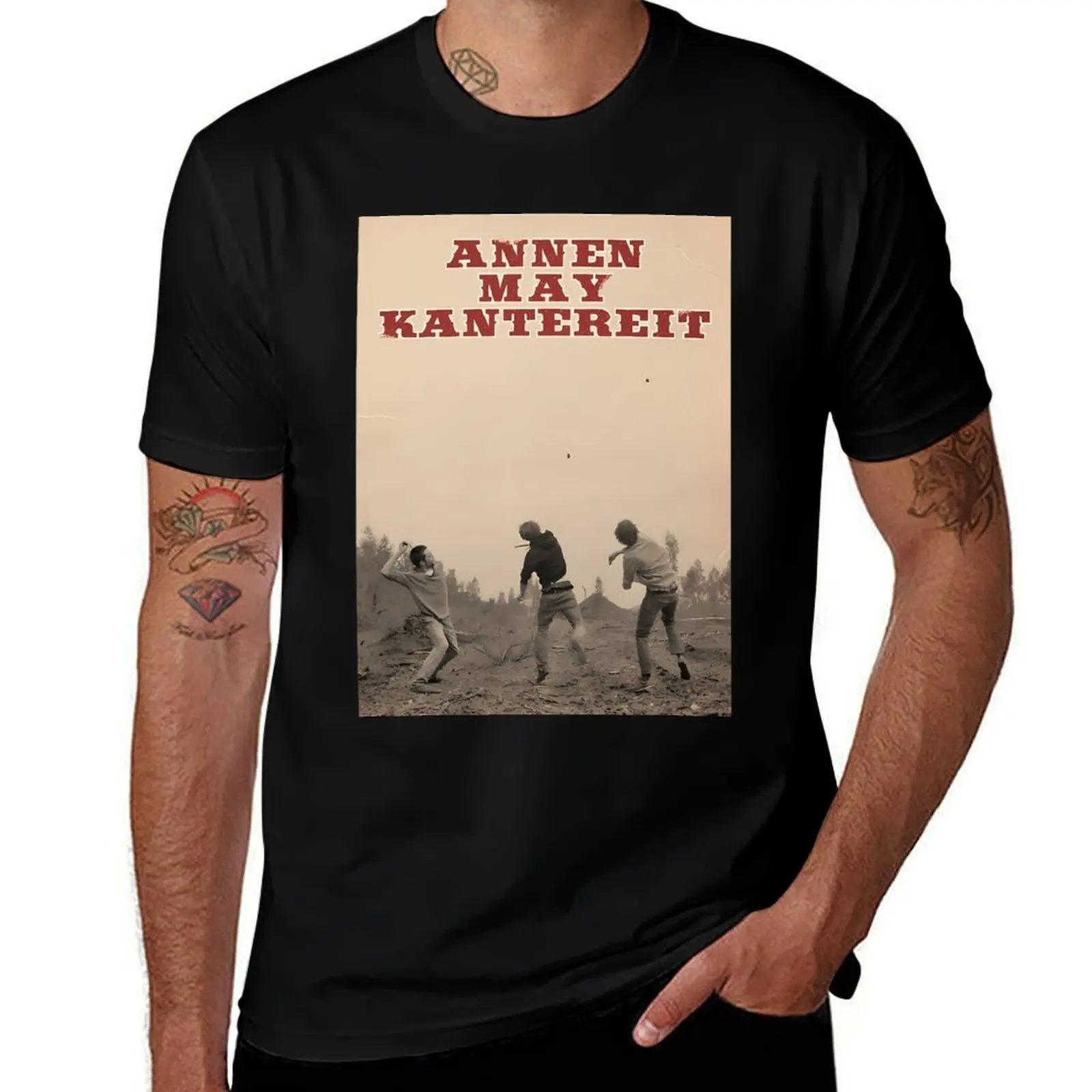 Фото Футболка ANNENMAYKANTEREIT BAND для повседневной носки, с коротким рукавом. №1
