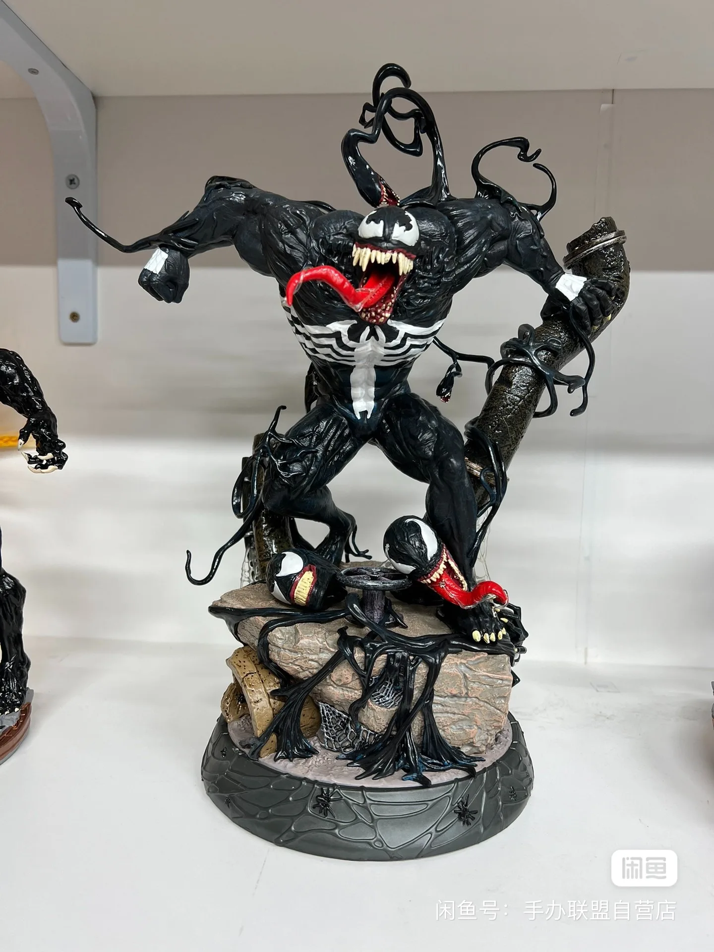 2024 Лидер продаж 38 см Marvel аниме ручной работы Venom Человек-паук игрушки 1/4 статуя