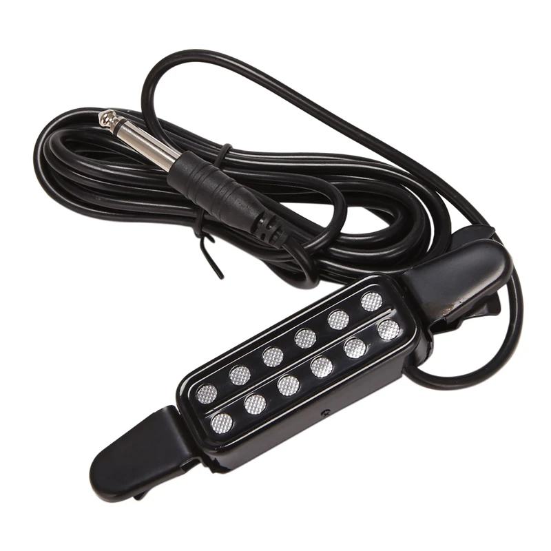 

Acoustic Guitar Pickup 12 Sound Hole Magnetic Pickup Transducer for Acoustic Guitar Accessories Equalizer Tuner