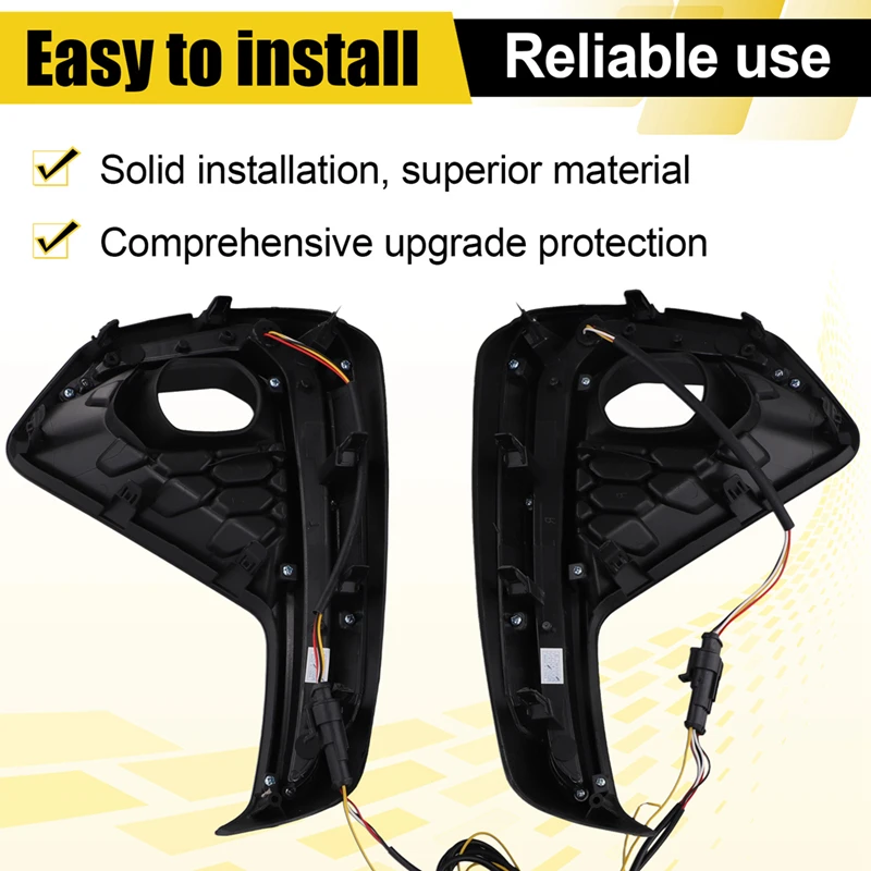 Передние светодиодные DRL дневные ходовые огни для Toyota Hilux 2024 2025 противотуманные