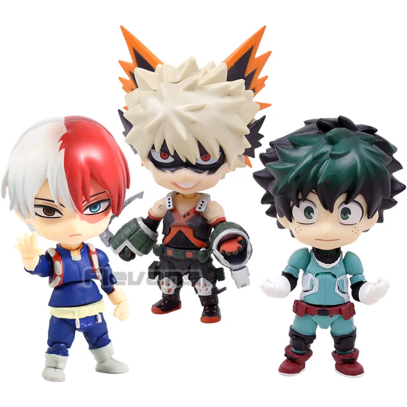 

My Hero Academia Bakugo Katsuki 705 Midoriya Lzuku 686 Todoroki Shoto 1112 Super Movabie Edition Action Figure Toy Q Face Doll
