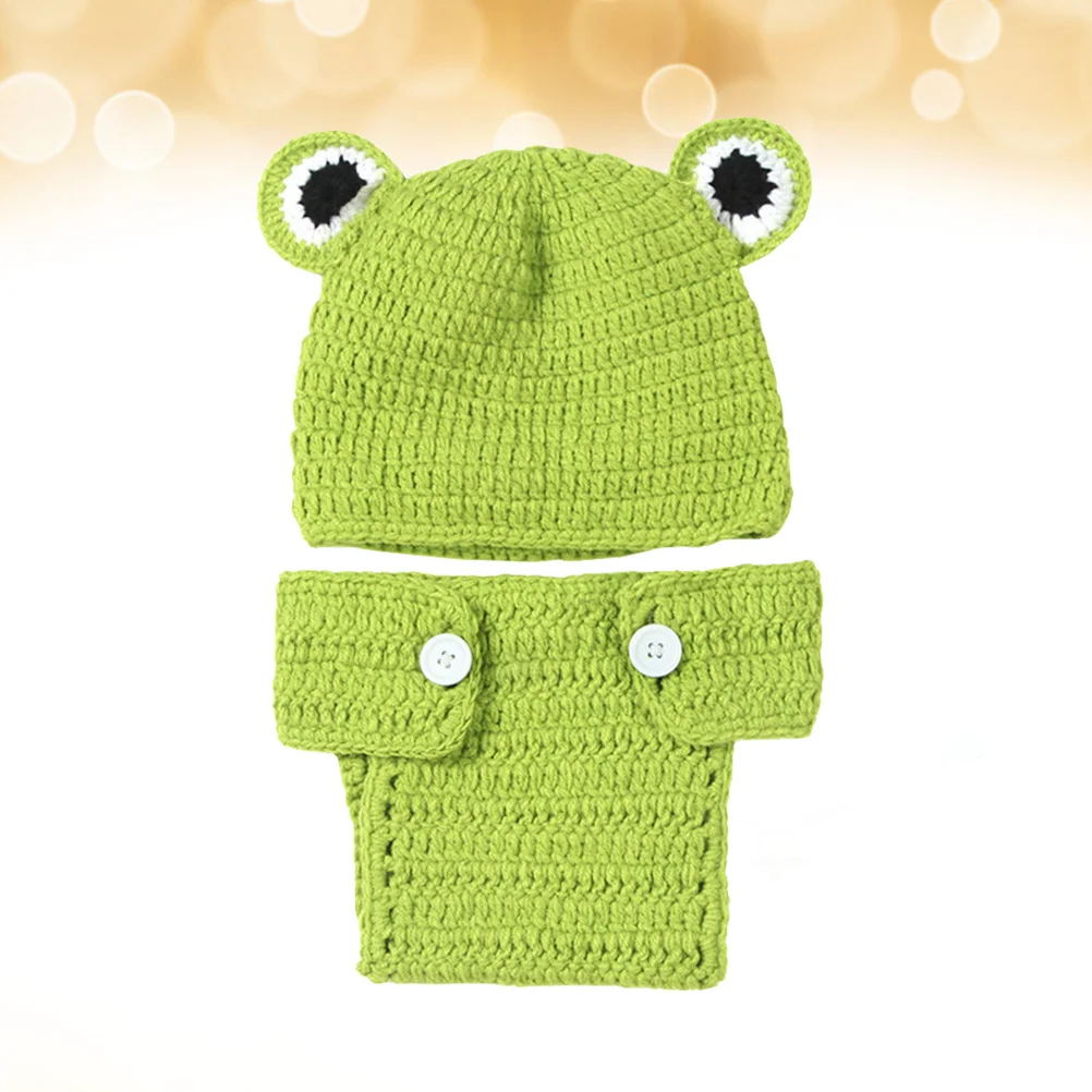 

1 Set Newborn Costume Outfits Photography Props Knitted Costume for Infant birthday Party