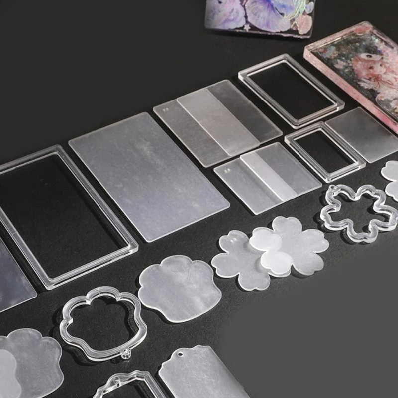 

1 Set Various Styles Valentines Day Love Acrylic Keychain Blank Ornaments Novel Small Gift Heart Keychain Sheets 40GB