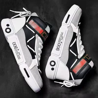 2022 spring and summer korean fashion casual sports shoes comfortable and breathable high top mens basketball shoes