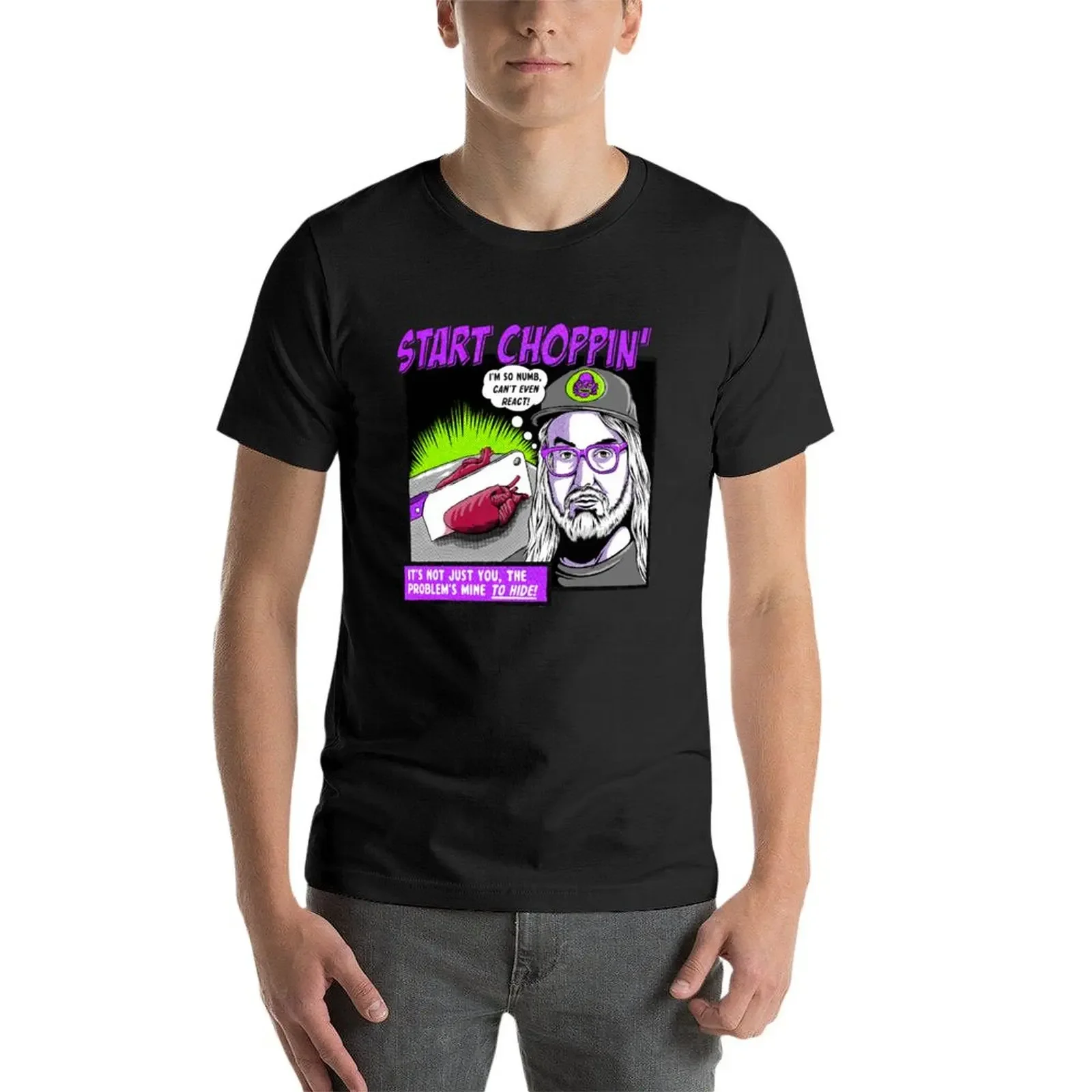 Футболка Choppin Jr винтажная одежда Louboutins возвышенная в стиле аниме рубашки мужская