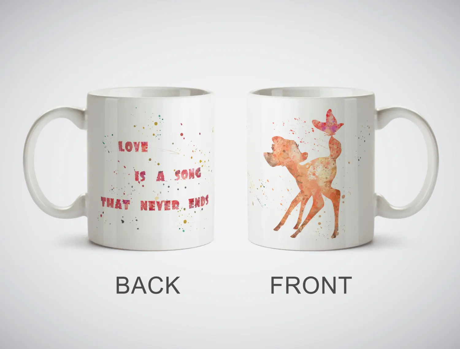 

Love is a Song Never That Ends Princess Cups Kids mugs Children Womens Girls Tea Cups Coffee Mug Heat Changing Color Beer Mugs