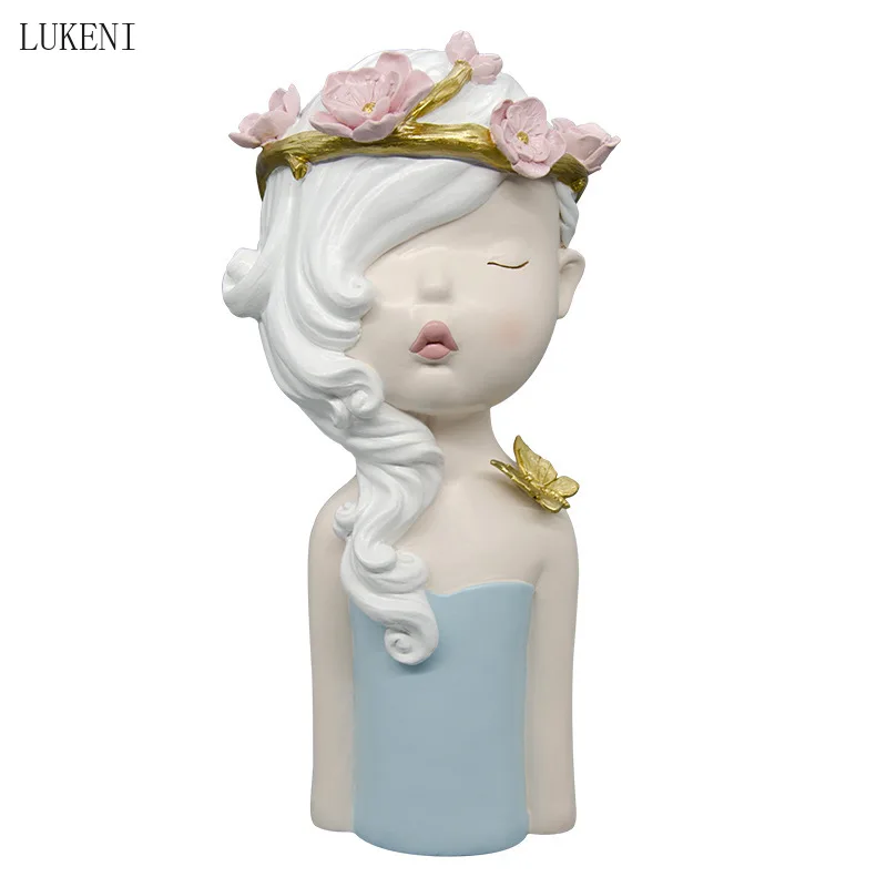 

European-style Girl Heart Resin Crafts Decorations Home Decorations Children's Room Creative Arts Gifts Bookshelf Decorations