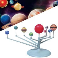 solar system 9 planets planetarium model kit astronomy science project diy assembling gift early education toys for children