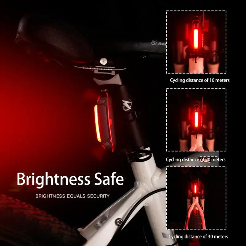 

Bicycle Light Taillights Mtb USB Rechargeable Tail Lights Rear Lamp Cycling Flashlight Bicycle Lantern Mountain Bike Accessories