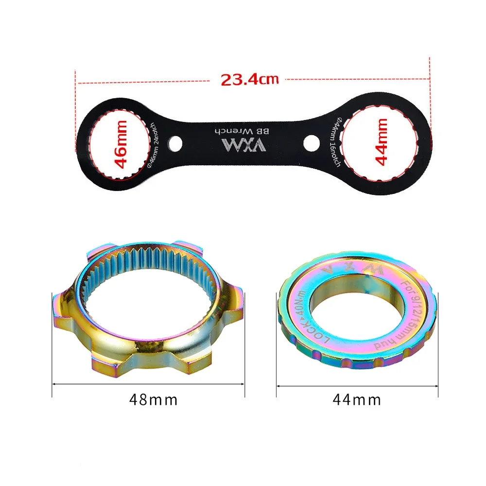 Центральный замок VXM для велосипеда с гаечным ключом центральный на 6 отверстий