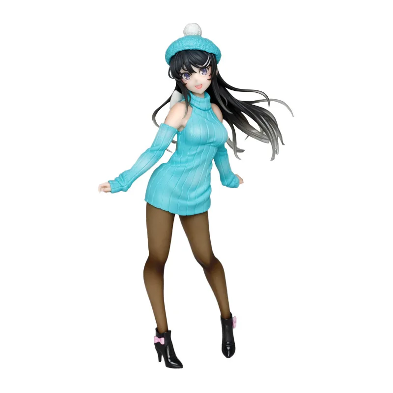 

20 см аниме Sakurajima Mai фигурка кукла двухмерная красивая девушка ПВХ экшн-фигурка Модель Коллекционная искусственная кукла подарки