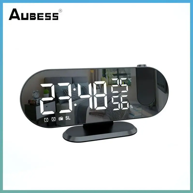 

Электронные настольные часы с проекцией высокой четкости, часы с регулируемой яркостью и Fm-радио, часы с функцией пробуждения и Usb