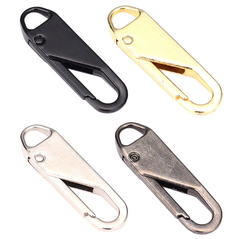 

Zipper Head Repair Slider Replacement Kit Luggage Puller Extension Replacements Zip Charms Detachable Metal Backpack Coat Jacket