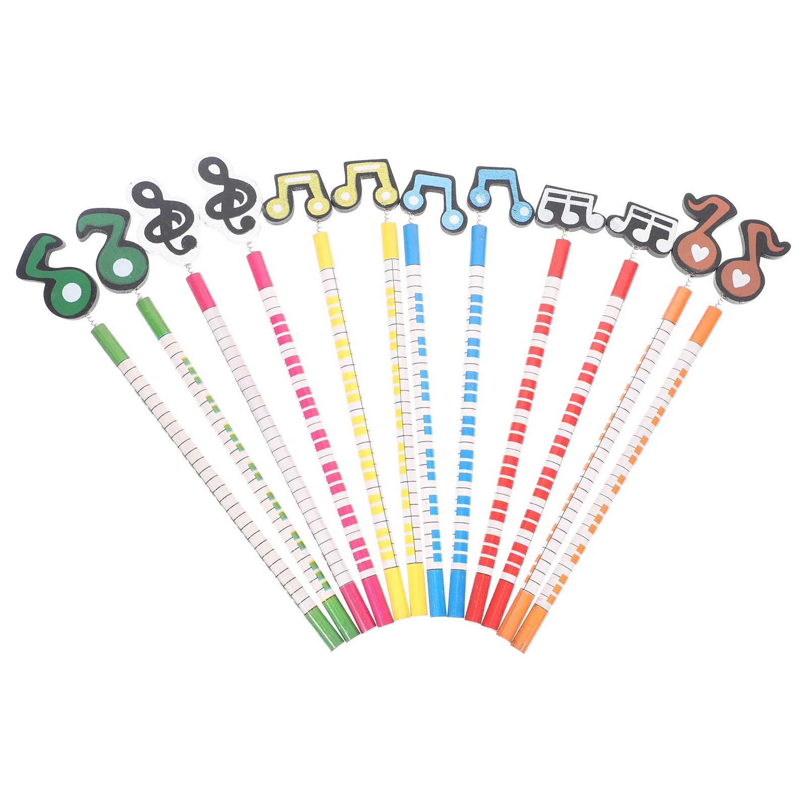 Мультяшные карандаши для рисования насыпью детей музыкальные ноты с ластиком
