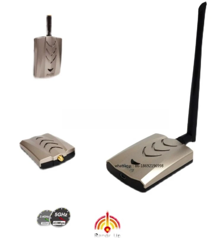 Фото Красный ALFA AWUS036ACHM MT7610 802.11AC, тканевая панель Taiwán, Mac Kali Linux №1