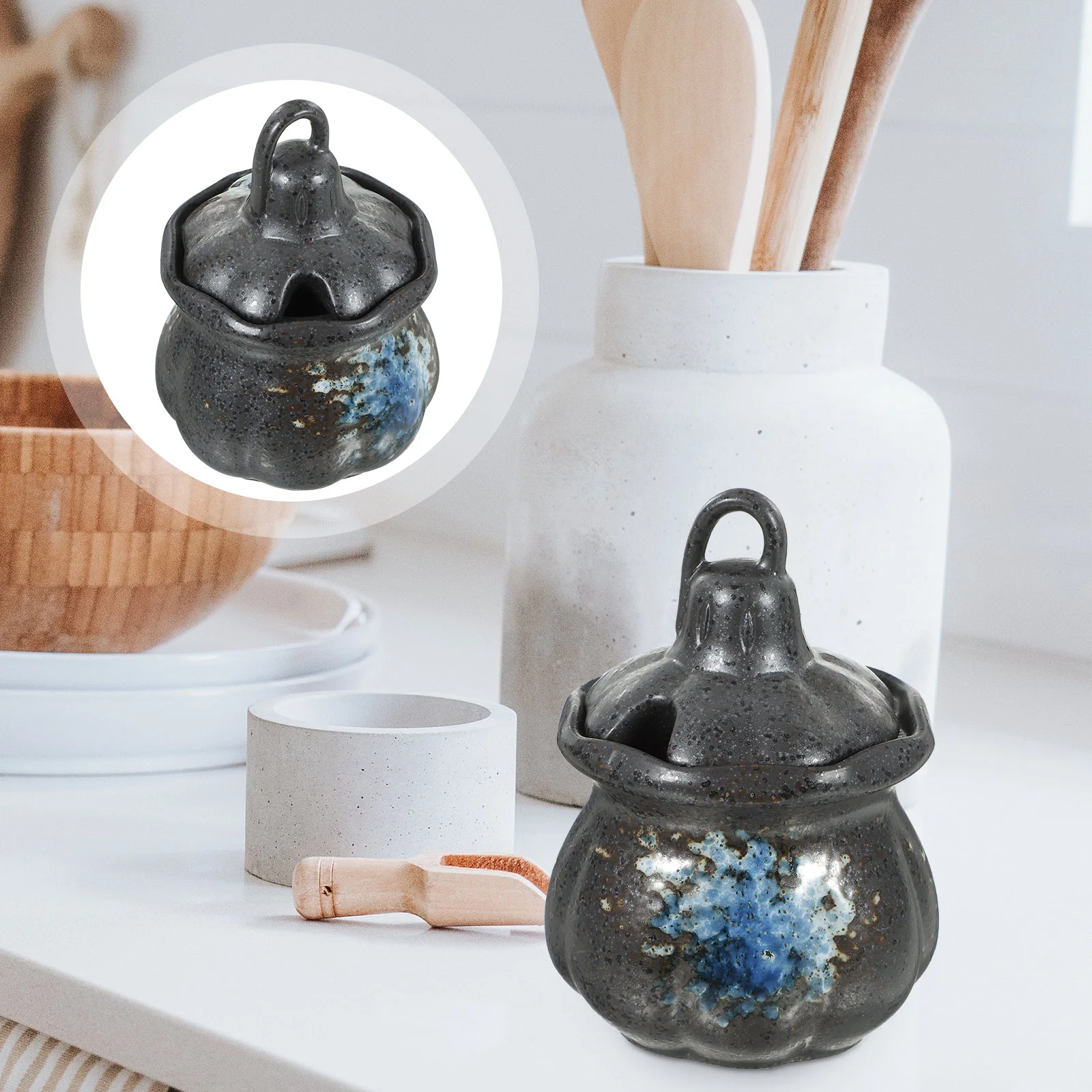 

Vinegar Pot Kitchen Dressing Container Oil Dispenser Bottle Ceramics Soy Sauce Dispensers