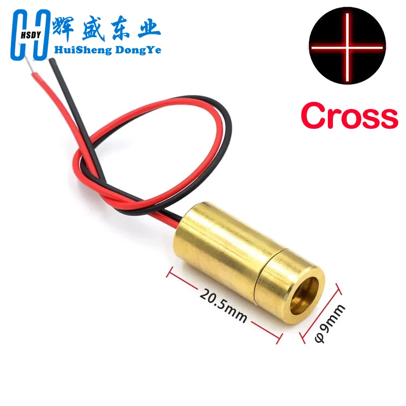 

Лазерная головка HUISHENGYUFA 9mm 3V 5mW красная