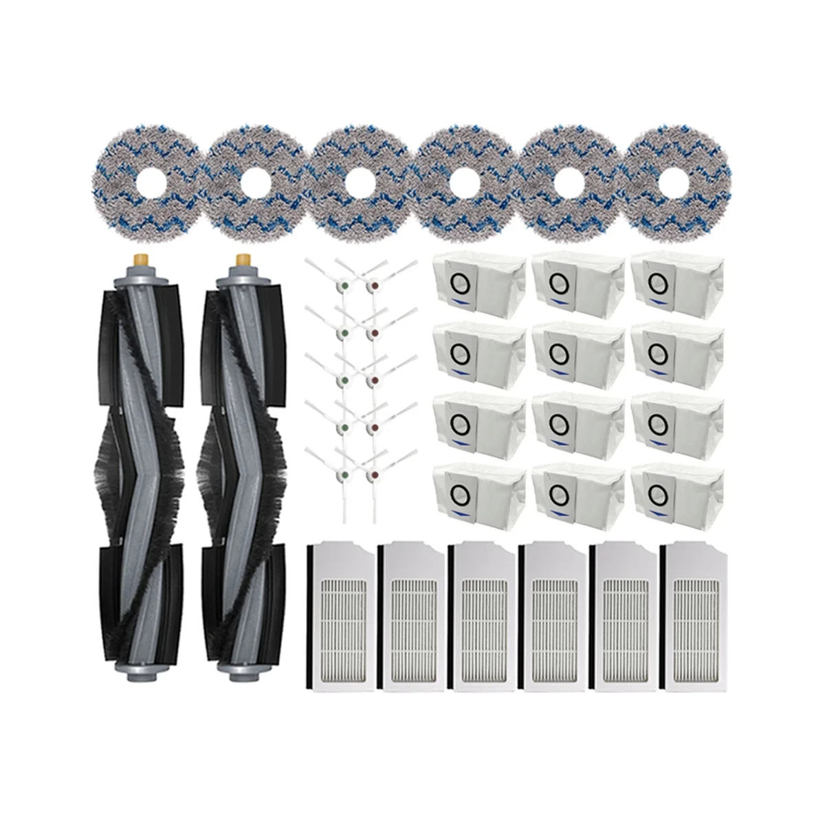 

Для Ecovacs Deebot X1 OMNI / T10 OMNI аксессуары Запчасти для робота-пылесоса пылесборник Hepa фильтр основная боковая щетка Швабра