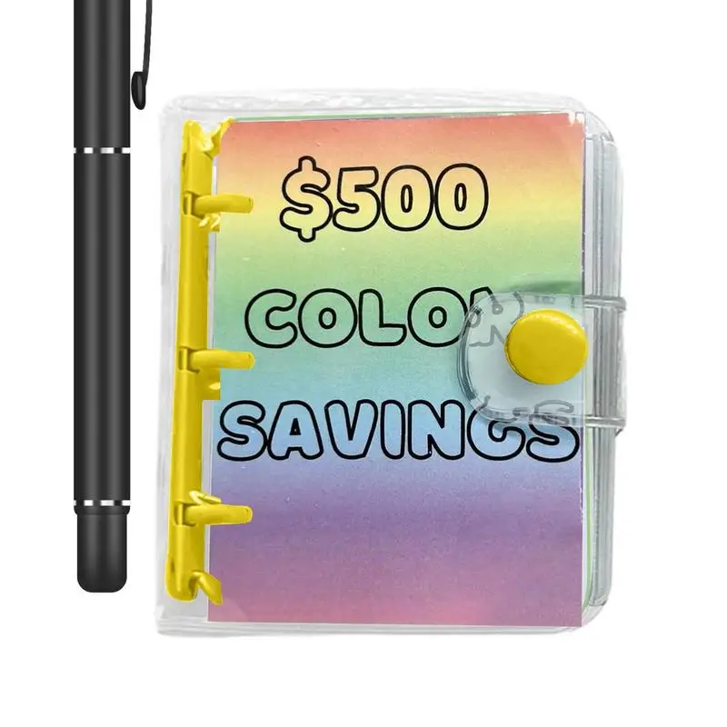 

Cash Stuffing Binder Plan Small Notebook Budget Wallet Binder Organizer Flexible Money Folder Saver Binder Multifunctional Mini