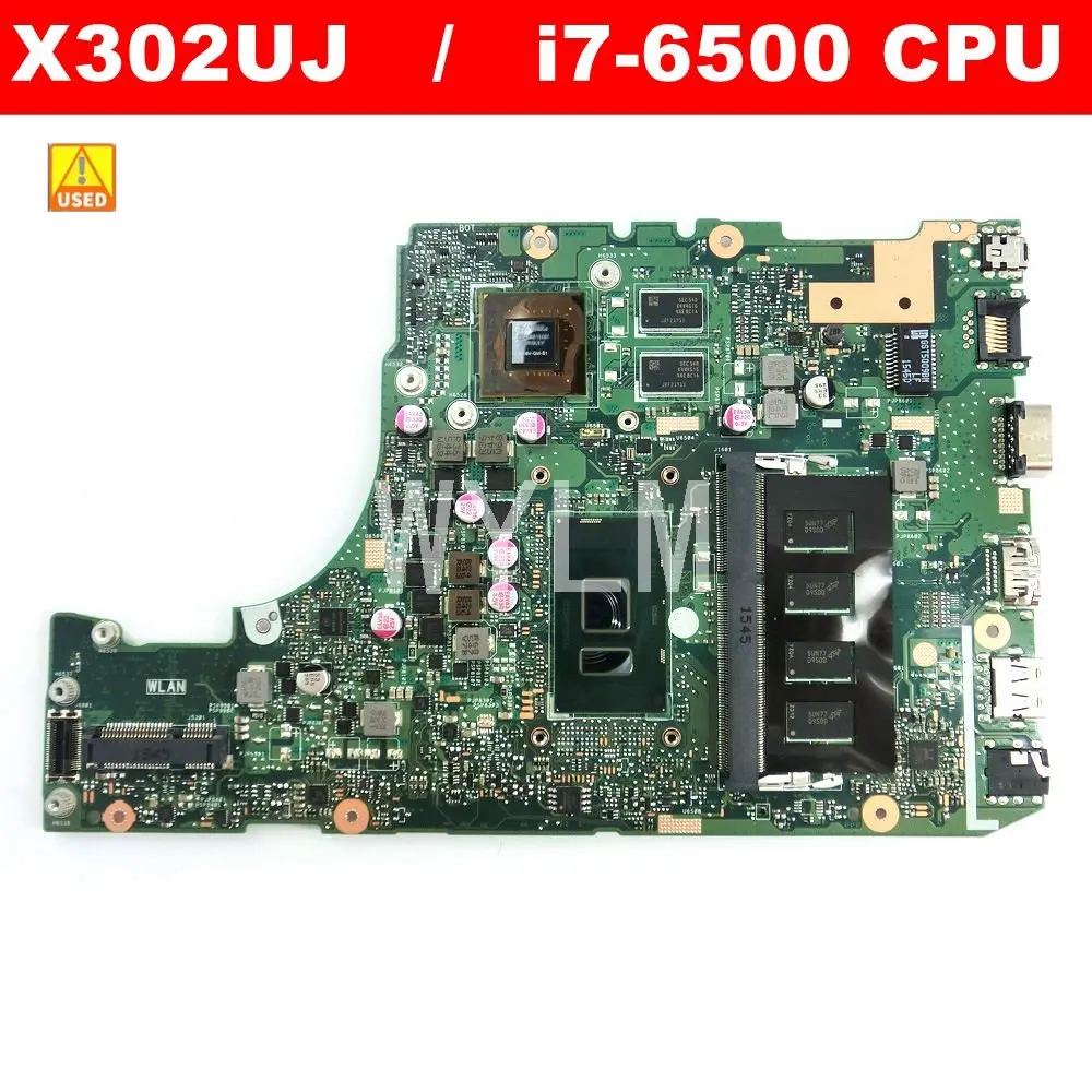 

Бывший в употреблении ноутбук X302UJ, 4G RAM, GT920MX, 2 Гб памяти, X302U, X302UJ, X302UA/UJ, протестированная Материнская плата ноутбука