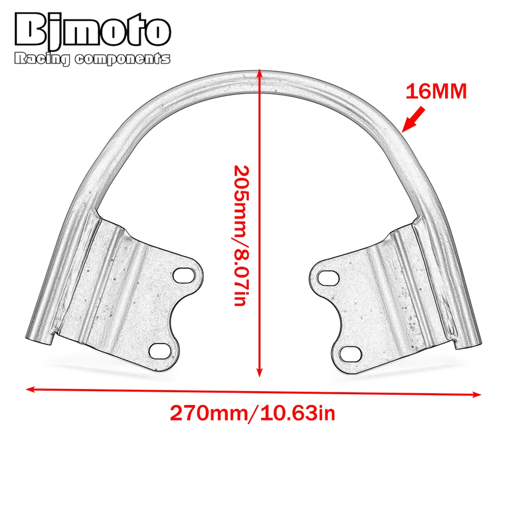 Задние пассажирские ручки для мотоцикла подлокотника сиденья багажная стойка
