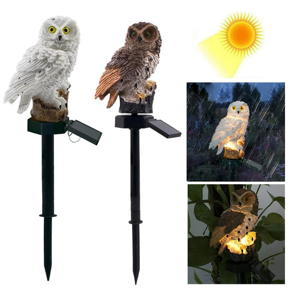 

Solar Lawn Lamps Led Owl Ground Lighting Courtyard Garden Outdoor Waterproof Landscape Decor Light Solar Energia Lamp Wholesale