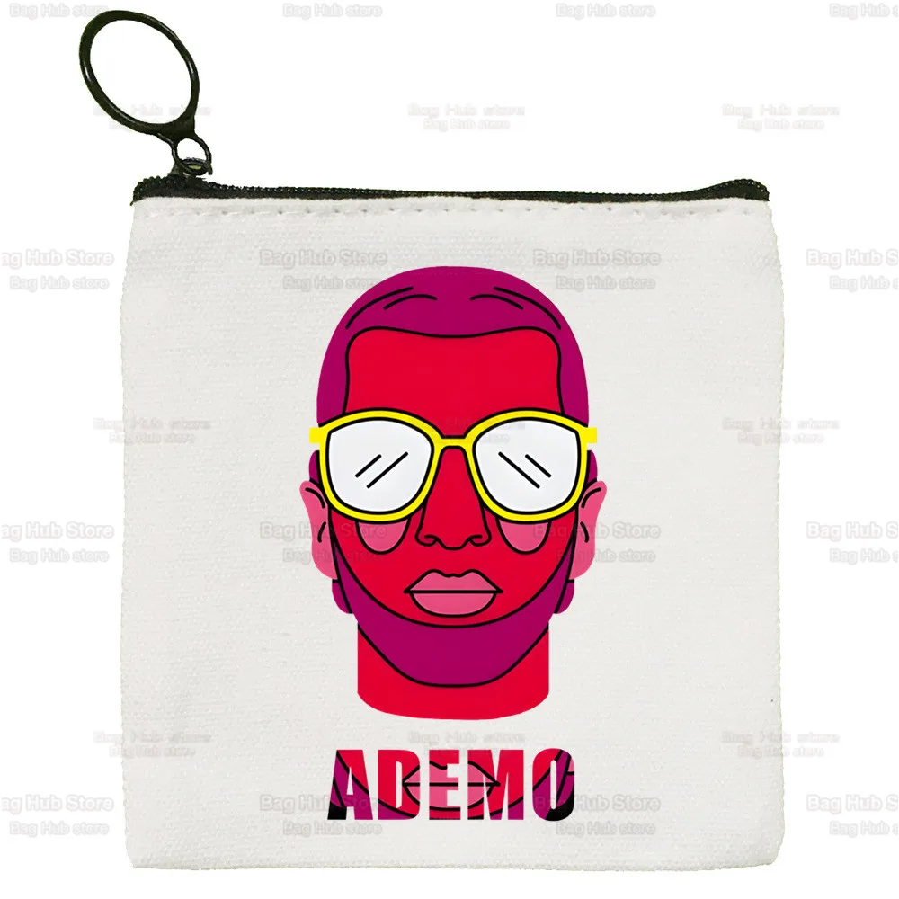 Le Monde Chico Album PNL Rapper Coin Purse Female Fabric Small Purse Mini Clutch Bag Cute Canvas Key Case Coin Purse