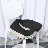 rushed soft breathable cushions office memory foam chair cushion slow rebound pure black cushionsofa pad