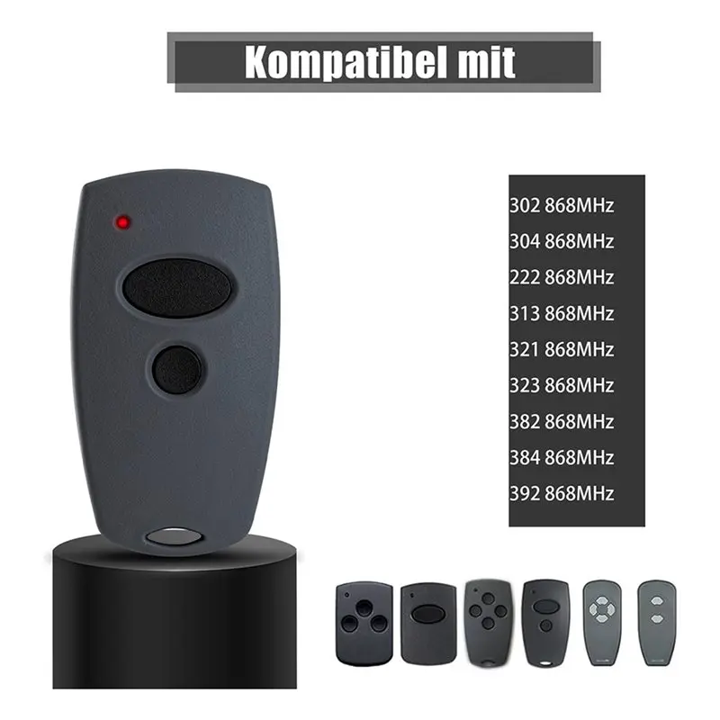 B63B-6Pcs 868,3 МГц Ручной передатчик для гаражных ворот Marantec D302-868, D304-868, D384-868, D321-868, D323-868 (art.: 3920dbb0c2cce) - 3920dbb0c2cce