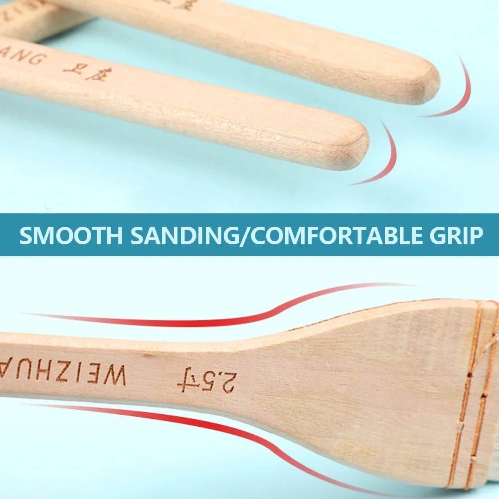 Кисть для рисования из козьей шерсти с памятью и набором деревянных ручек