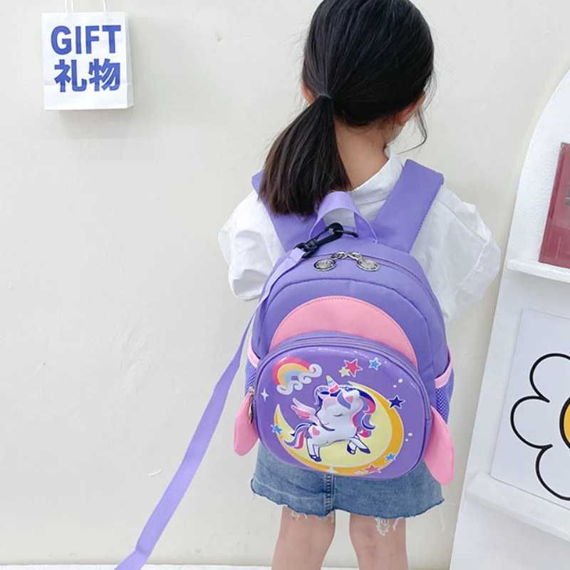 Детские модные небольшие рюкзаки с защитой от потери