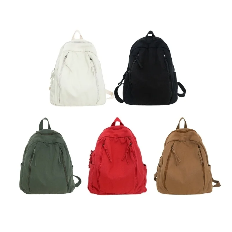 

X4FF Versatile Large Capacity College Student Backpack School Bag Travel Daypack