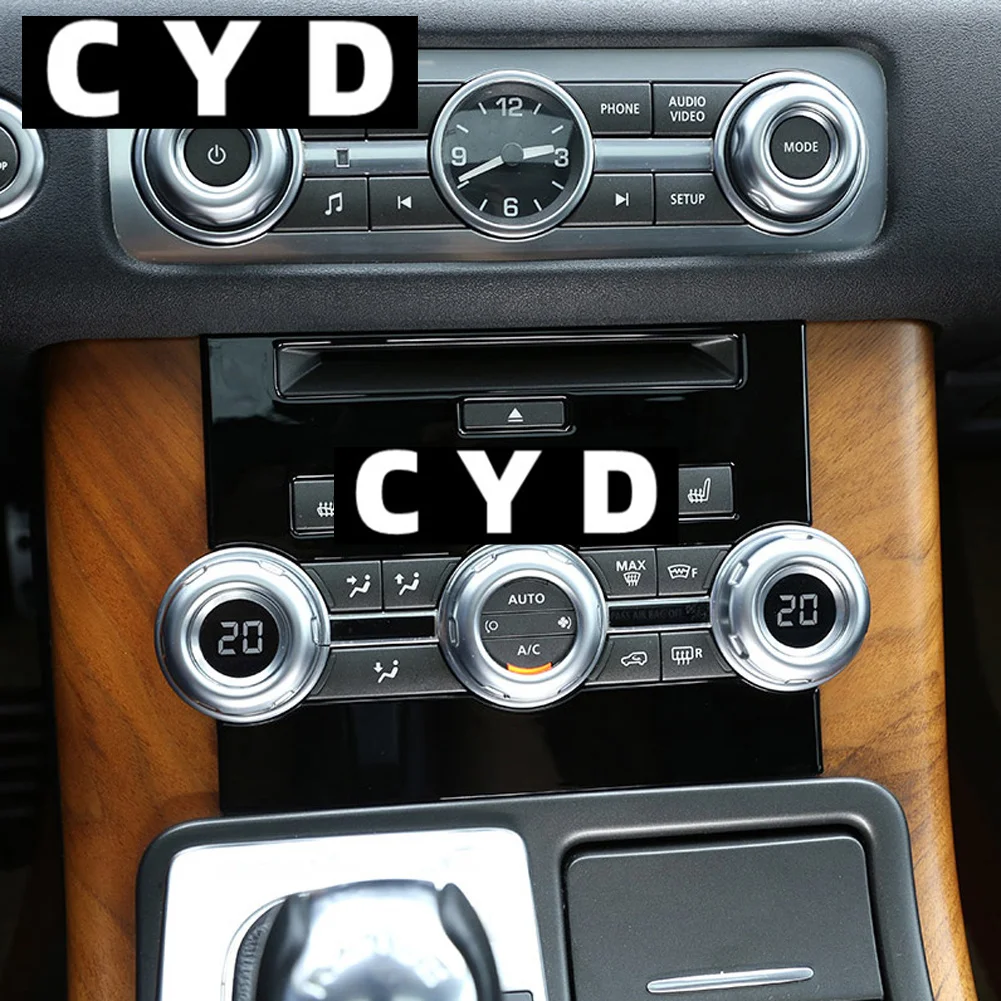 

Автомобильные аксессуары из АБС-пластика для Land Rover Range Rover Sport L320 2012 2013, центральное управление CD, декоративная рамка
